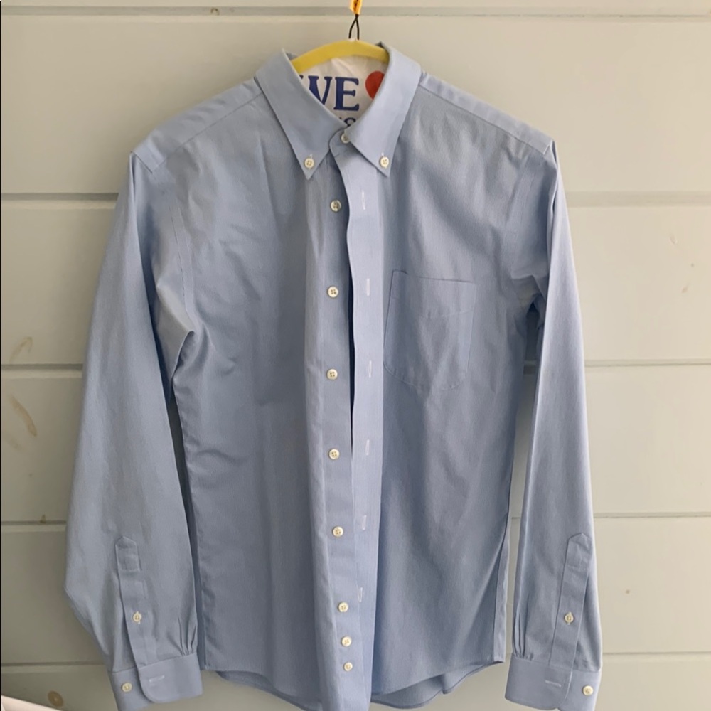 Brooks Brothers Kids Light Blue Button-Down Shirt